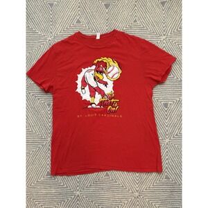 St. Louis Cardinals‎ The Heat Is On Mascot T-Shirt - Red - XL